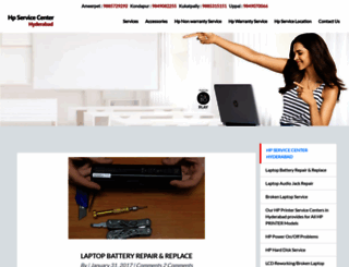 hpservicehyderabad.in screenshot