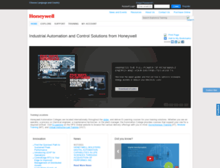 hpsweb.honeywell.com screenshot