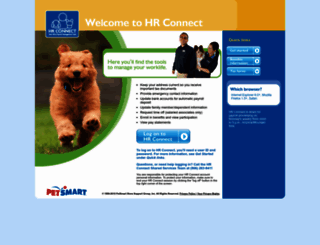 hrconnect.petsmart.com screenshot