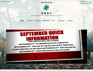 hrdc6.org screenshot