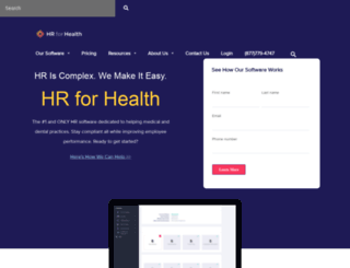 hrforhealth.com screenshot