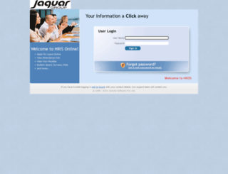 hris.jaquar.com screenshot