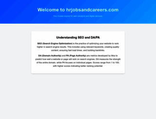 hrjobsandcareers.com screenshot