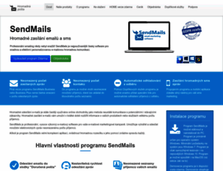 hromadnaposta.cz screenshot