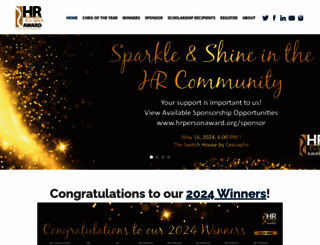 hrpersonaward.org screenshot