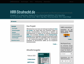 hrr-strafrecht.de screenshot