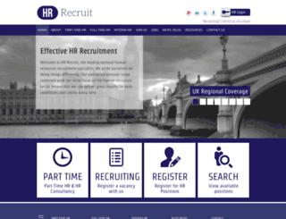 hrrecruitment.co.uk screenshot