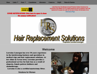 hrsmedicalwigs.com screenshot