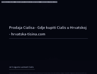 hrvatska-tisina.com screenshot