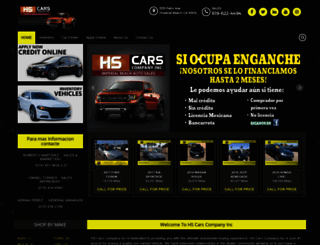 hscarscompany.com screenshot