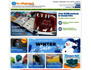 hscofficeproducts.com screenshot