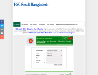 hscresultbangladesh.com screenshot
