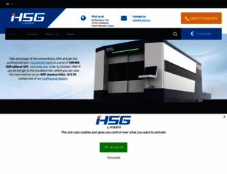 hsg-laser.eu screenshot