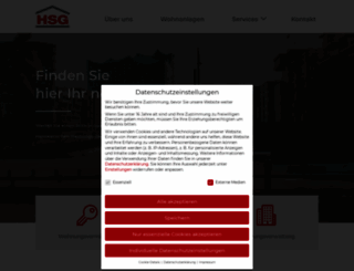hsg-wohnen.de screenshot