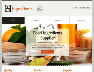 hsingredients.com screenshot