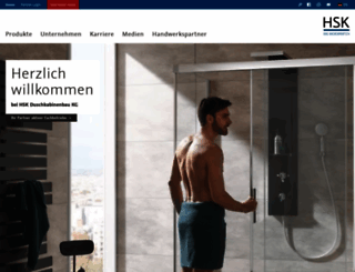 hsk-duschkabinenbau.de screenshot