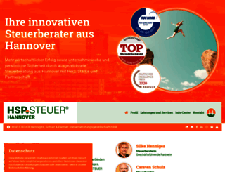 hsp-steuerberater-hannover.de screenshot