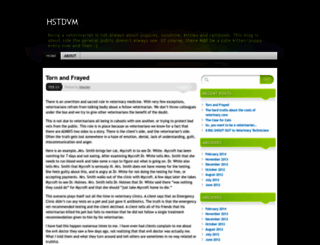 hstdvm.wordpress.com screenshot
