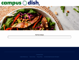 hsu.campusdish.com screenshot