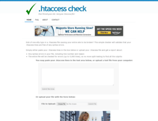 htaccesscheck.com screenshot
