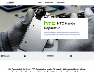 htc-reparatur.ch screenshot
