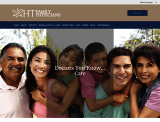 htfamilyphysicians.com screenshot
