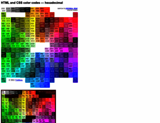 html-color-codes.com screenshot