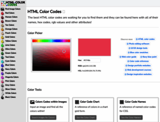 Access html-color.codes.