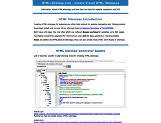 html-sitemap.com screenshot