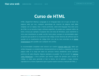 html.hazunaweb.com screenshot