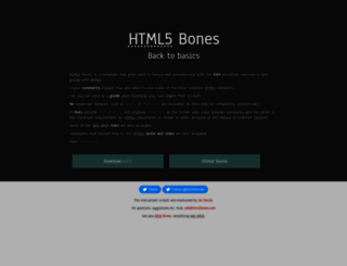 html5bones.com screenshot