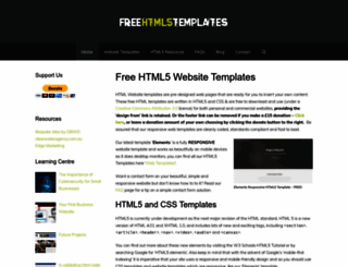 html5webtemplates.co.uk screenshot