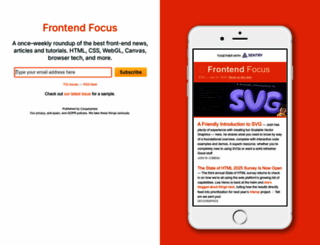 html5weekly.com screenshot