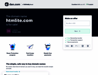 htmlite.com screenshot