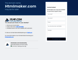 htmlmaker.com screenshot