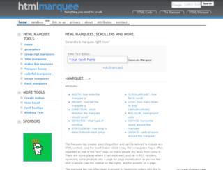 htmlmarquee.com screenshot