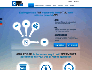 htmlpdfapi.com screenshot
