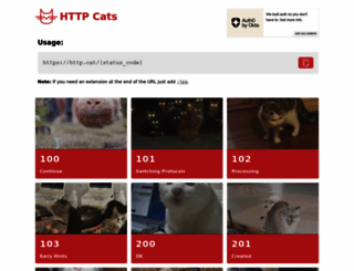 http.cat screenshot