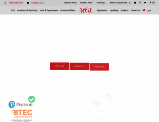 htu.edu.jo screenshot