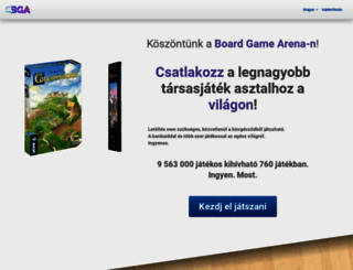 hu.boardgamearena.com screenshot