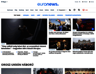hu.euronews.com screenshot