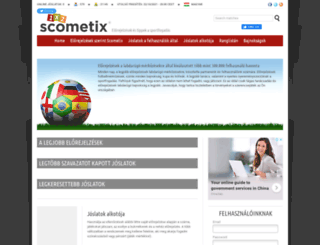 hu.scometix.com screenshot