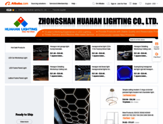 huahanlighting.en.alibaba.com screenshot