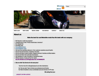 huahin-cars.com screenshot