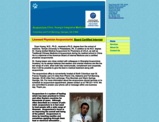 huangsacupuncture.com screenshot