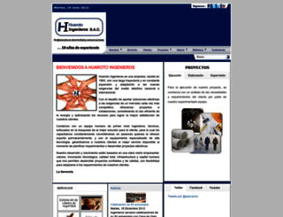 huarotoingenieros.com screenshot