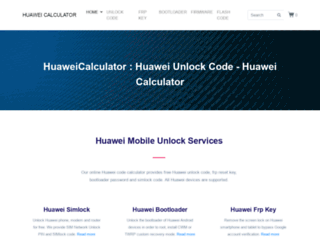 huaweicalculator.com screenshot