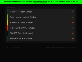 huaweie303unlock.com screenshot