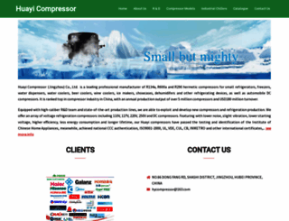 huayi-compressor.com screenshot
