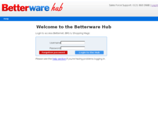 hub.betterware.co.uk screenshot